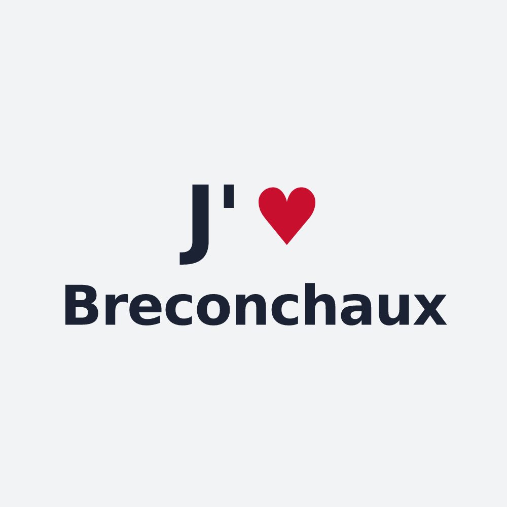 Poster personnalisé Breconchaux — design J'aime Breconchaux