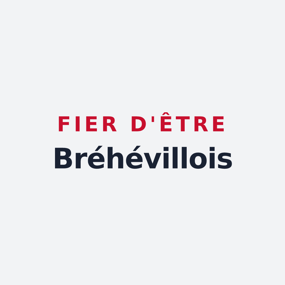 Poster « Fier d'être Bréhévillois » — design pour Bréhéville