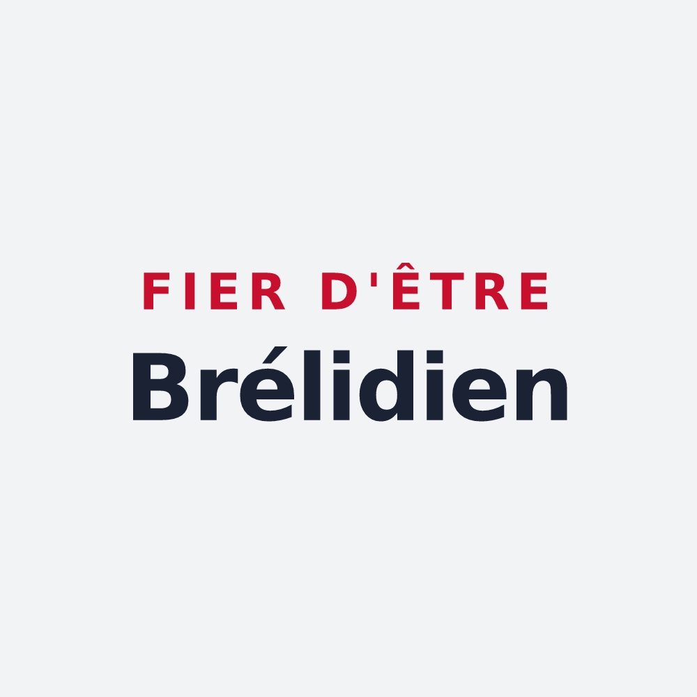 Poster « Fier d'être Brélidien » — design pour Brélidy