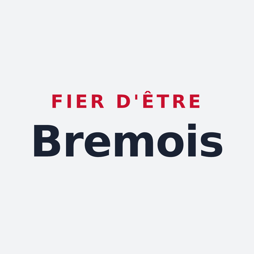 Poster « Fier d'être Bremois » — design pour Brem-sur-Mer