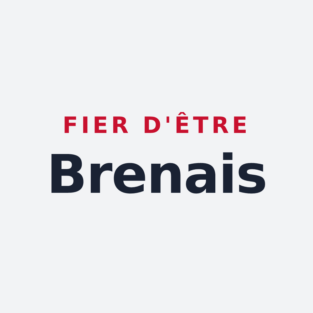 Poster « Fier d'être Brenais » — design pour Brenas