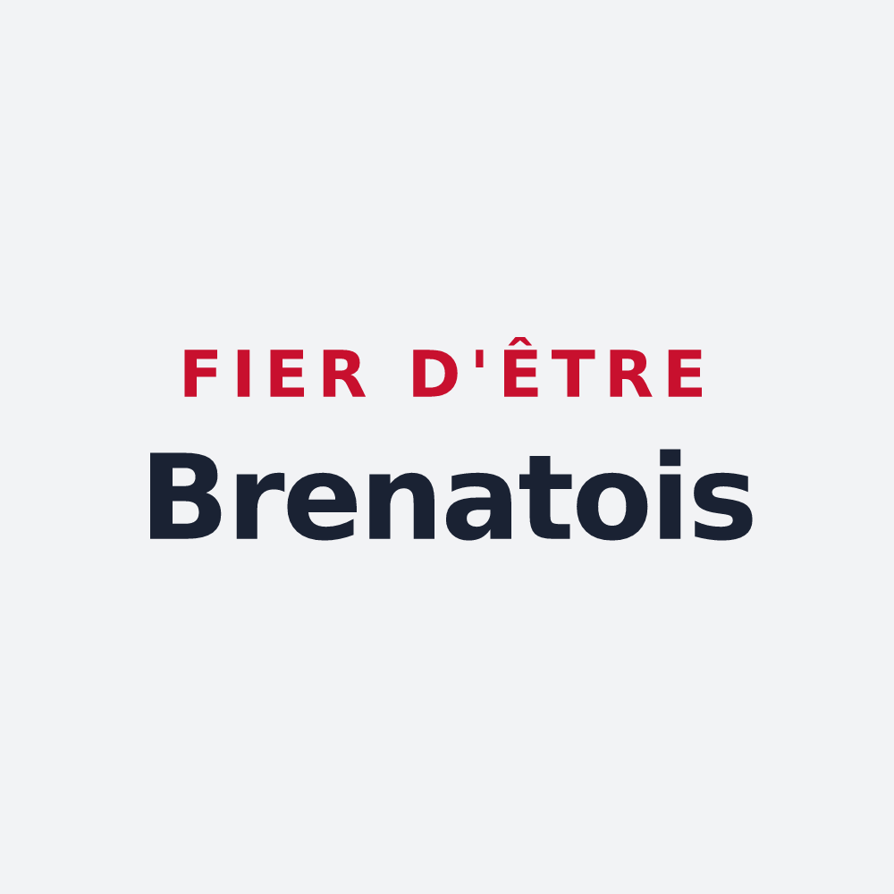 Poster « Fier d'être Brenatois » — design pour Brenat
