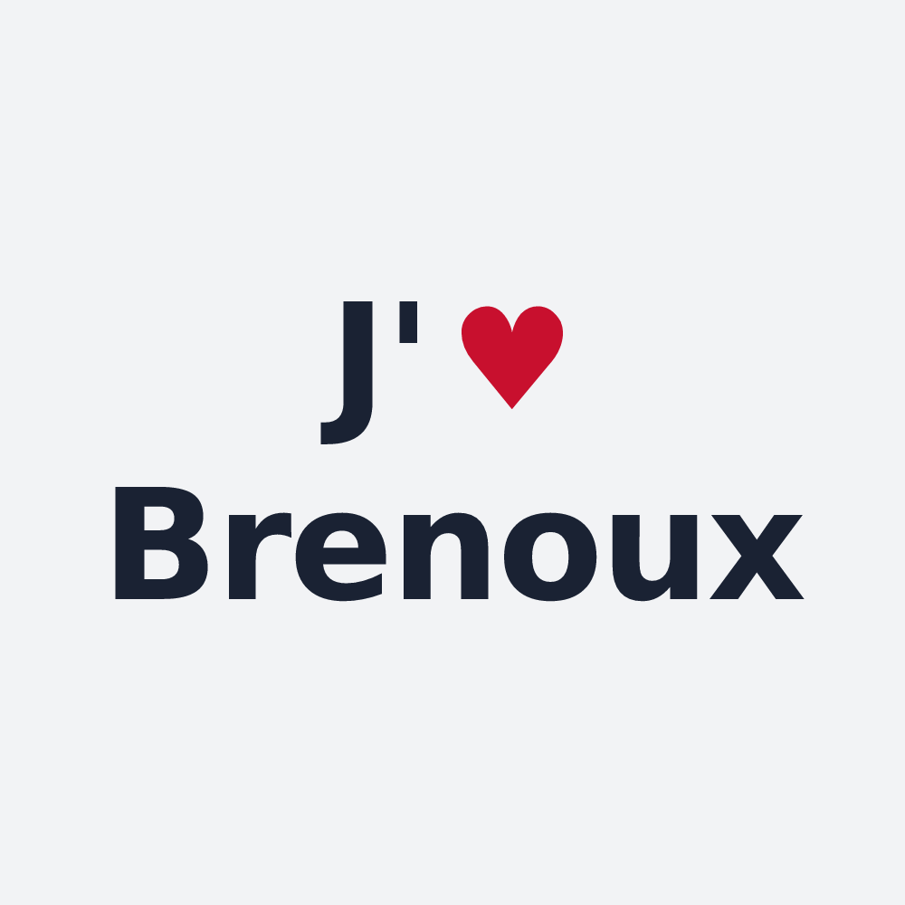 Poster personnalisé Brenoux — design J'aime Brenoux