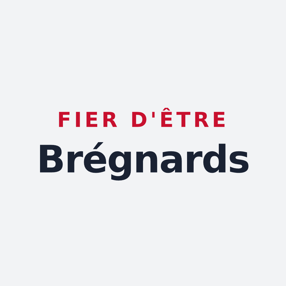Poster « Fier d'être Brégnards » — design pour Brens
