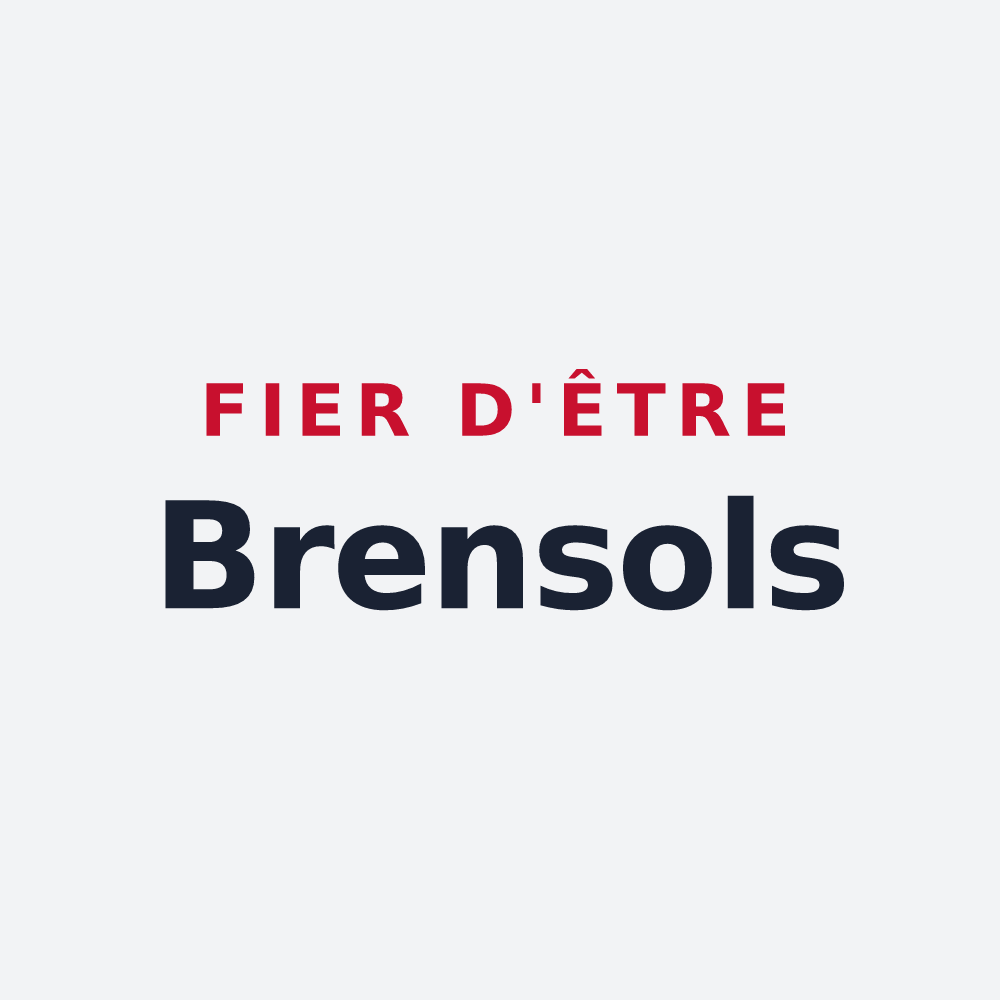 Poster « Fier d'être Brensols » — design pour Brens