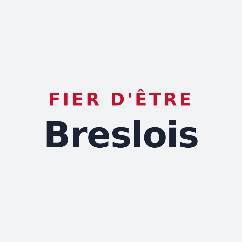 Poster « Fier d'être Breslois » — design pour Bresles