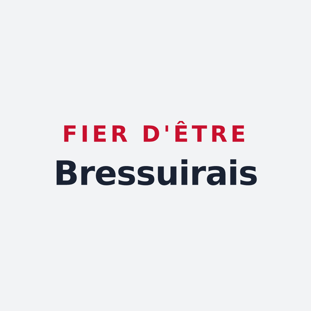 Poster « Fier d'être Bressuirais » — design pour Bressuire