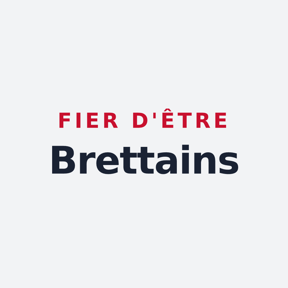 Poster « Fier d'être Brettains » — design pour Bretagne