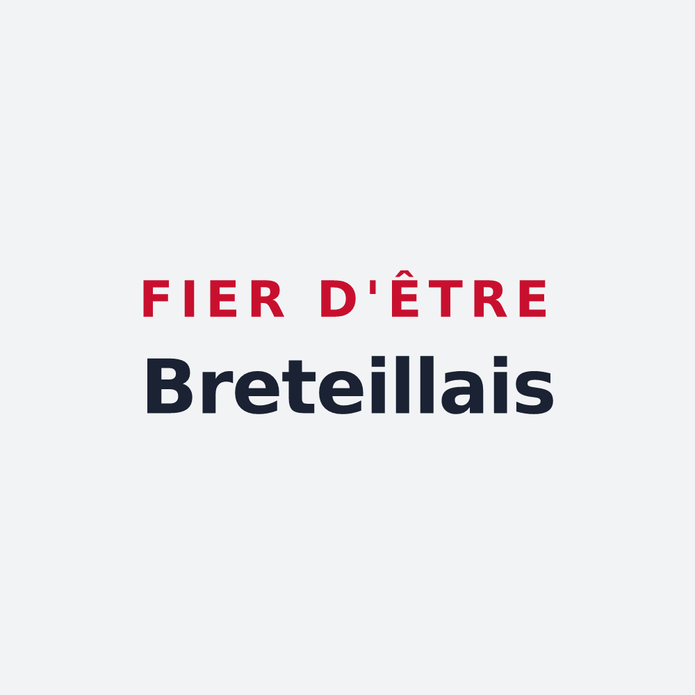 Poster « Fier d'être Breteillais » — design pour Breteil