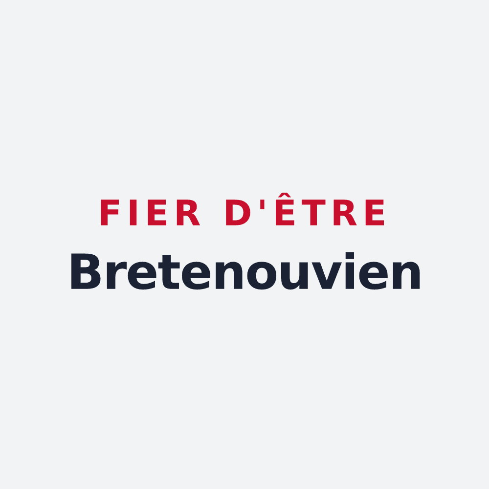 Poster « Fier d'être Bretenouvien » — design pour Bretenoux