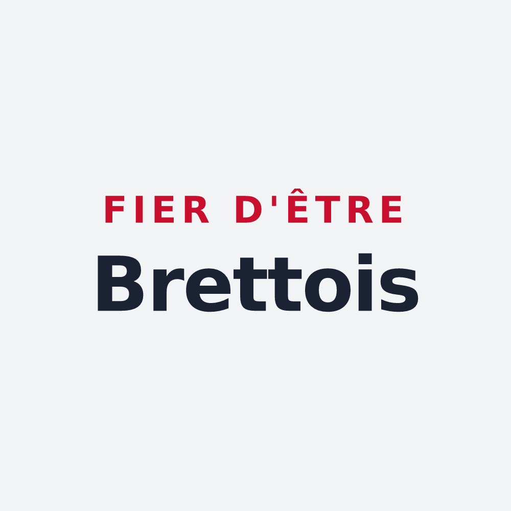 Poster « Fier d'être Brettois » — design pour Brette-les-Pins