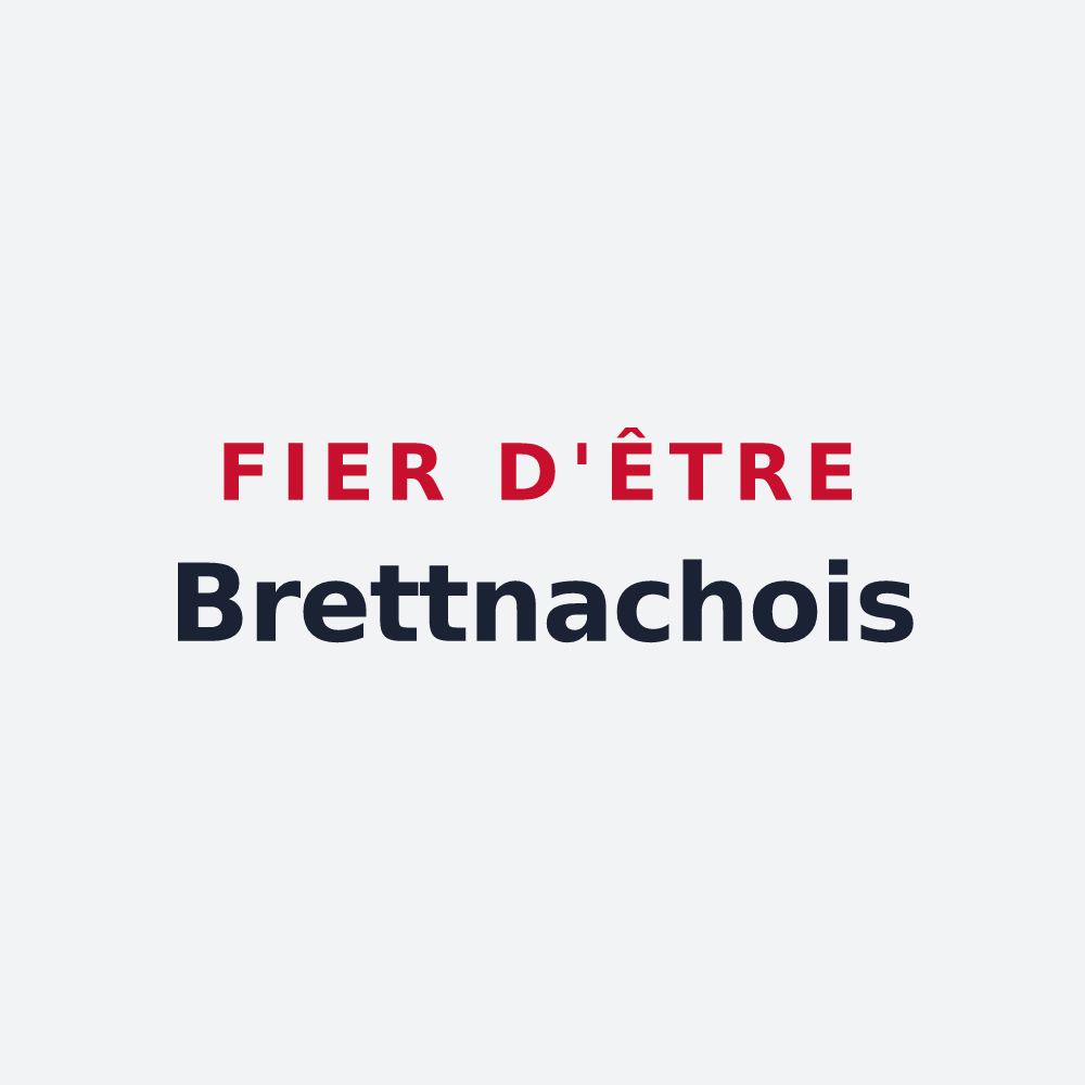 Poster « Fier d'être Brettnachois » — design pour Brettnach