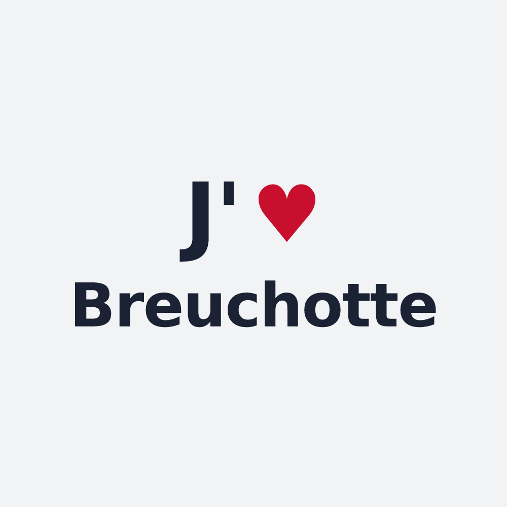 Poster personnalisé Breuchotte — design J'aime Breuchotte