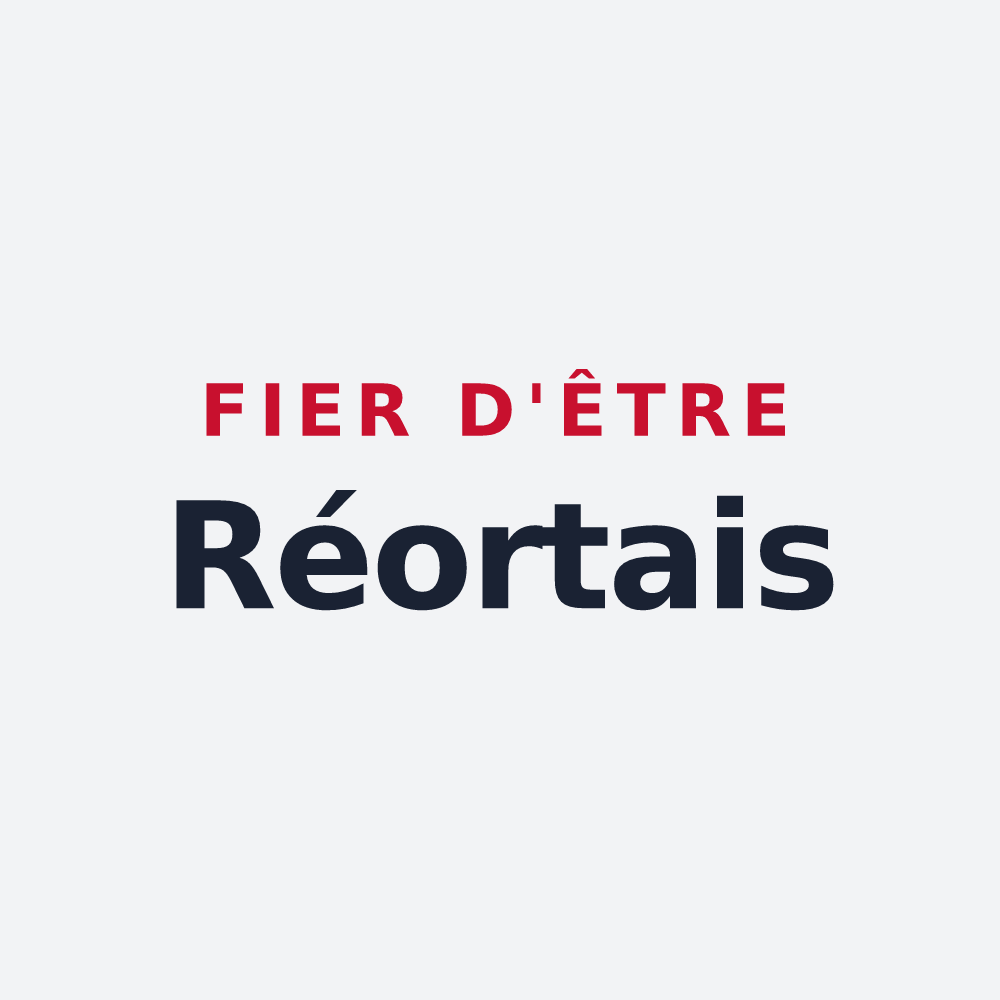 Poster « Fier d'être Réortais » — design pour Breuil-la-Réorte