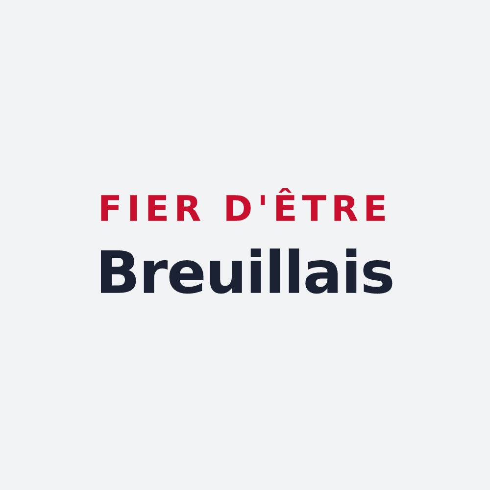Poster « Fier d'être Breuillais » — design pour Breuil-Magné