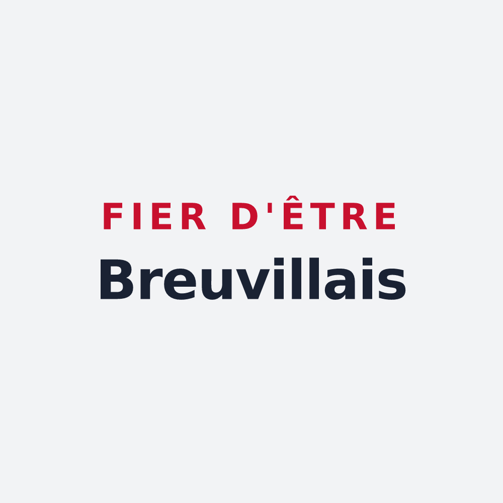 Poster « Fier d'être Breuvillais » — design pour Breuville