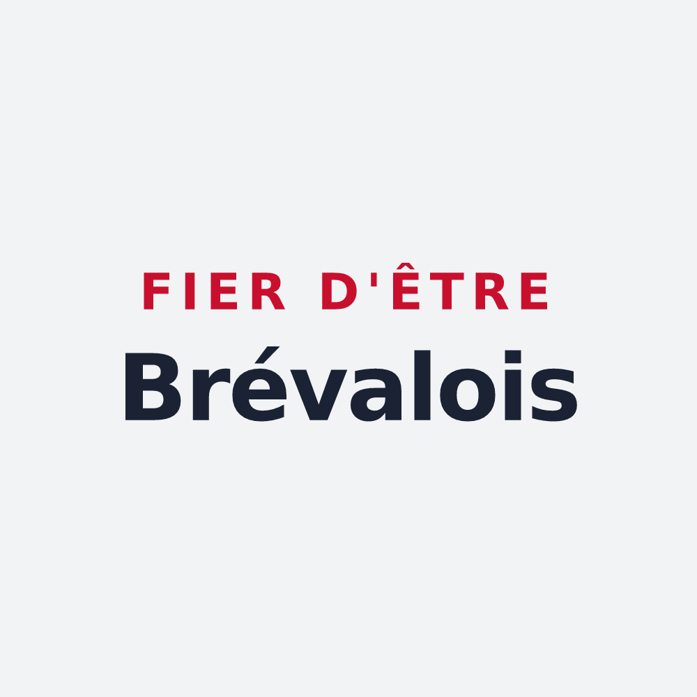 Poster « Fier d'être Brévalois » — design pour Bréval