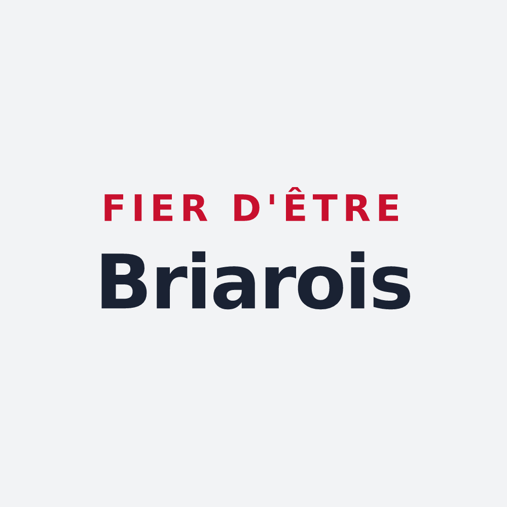 Poster « Fier d'être Briarois » — design pour Briare