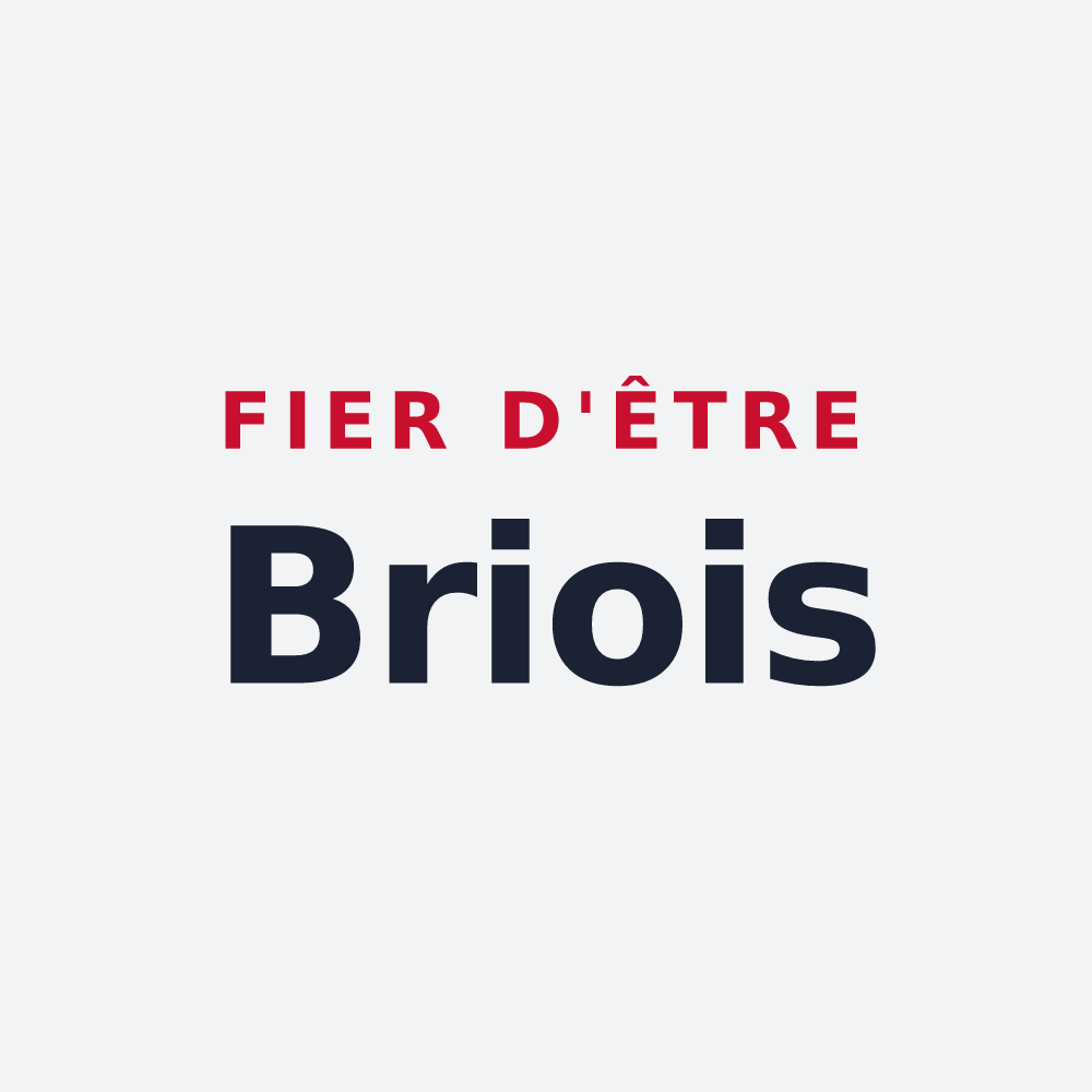 Poster « Fier d'être Briois » — design pour Brie