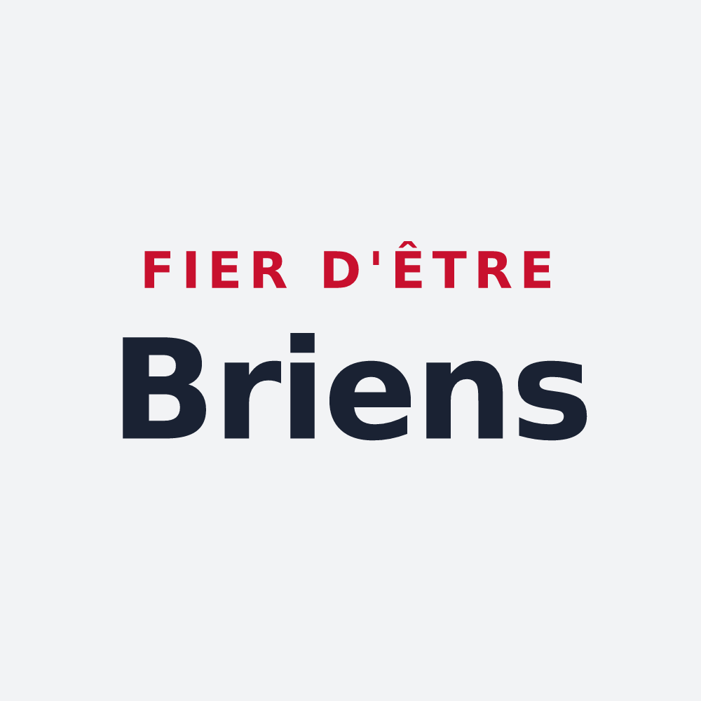 Poster « Fier d'être Briens » — design pour Brie