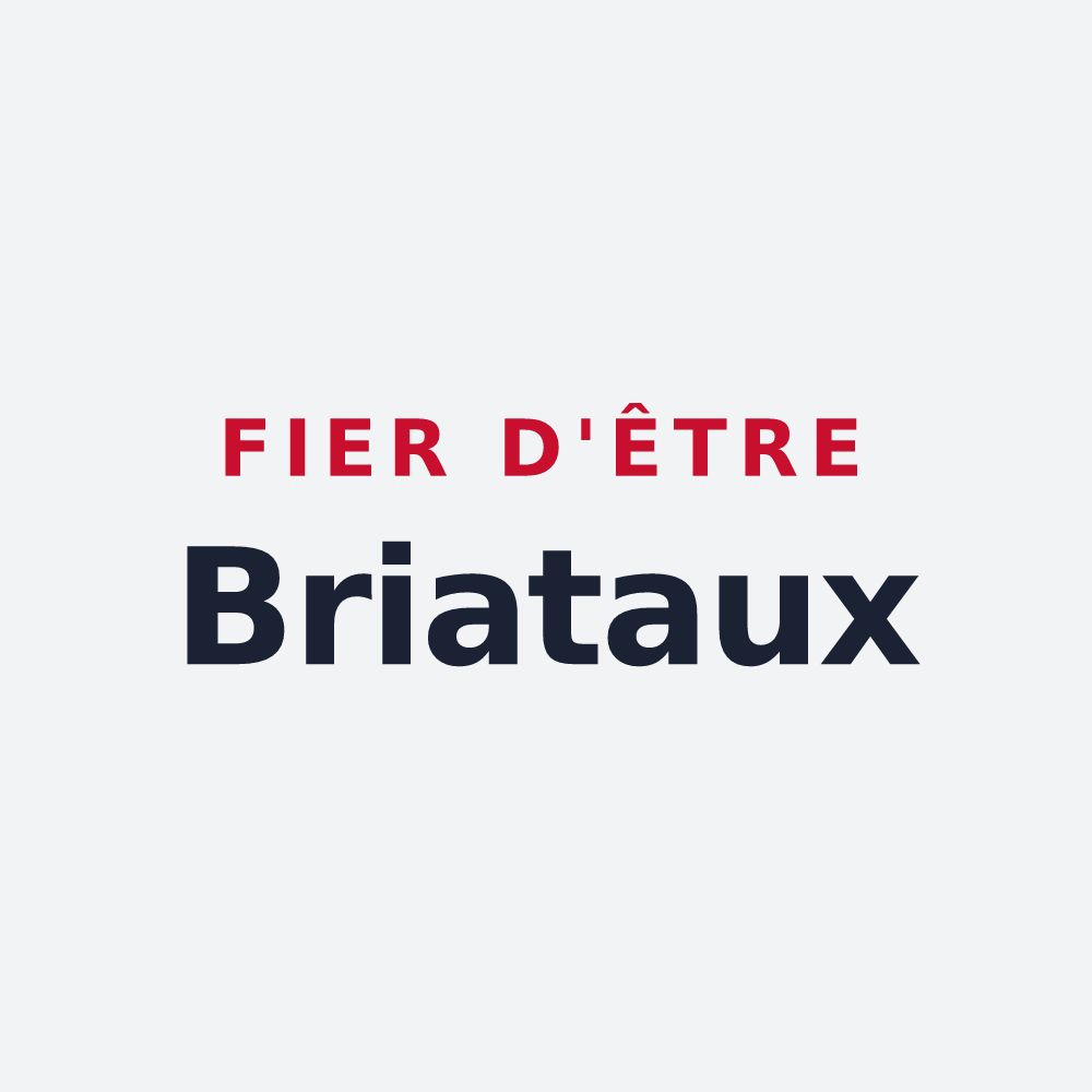Poster « Fier d'être Briataux » — design pour Brié-et-Angonnes