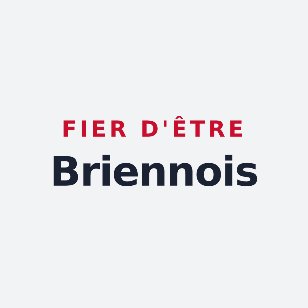 Poster « Fier d'être Briennois » — design pour Brienne-sur-Aisne