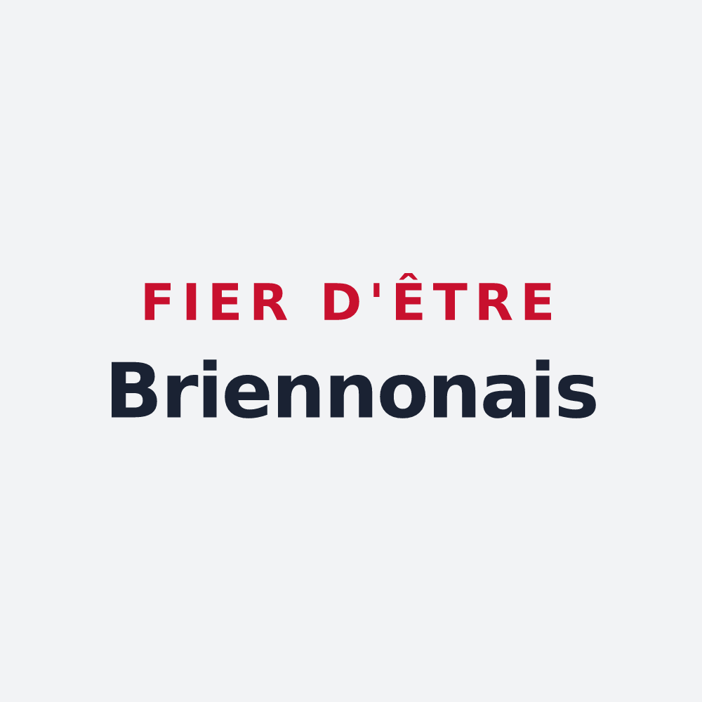 Poster « Fier d'être Briennonais » — design pour Briennon