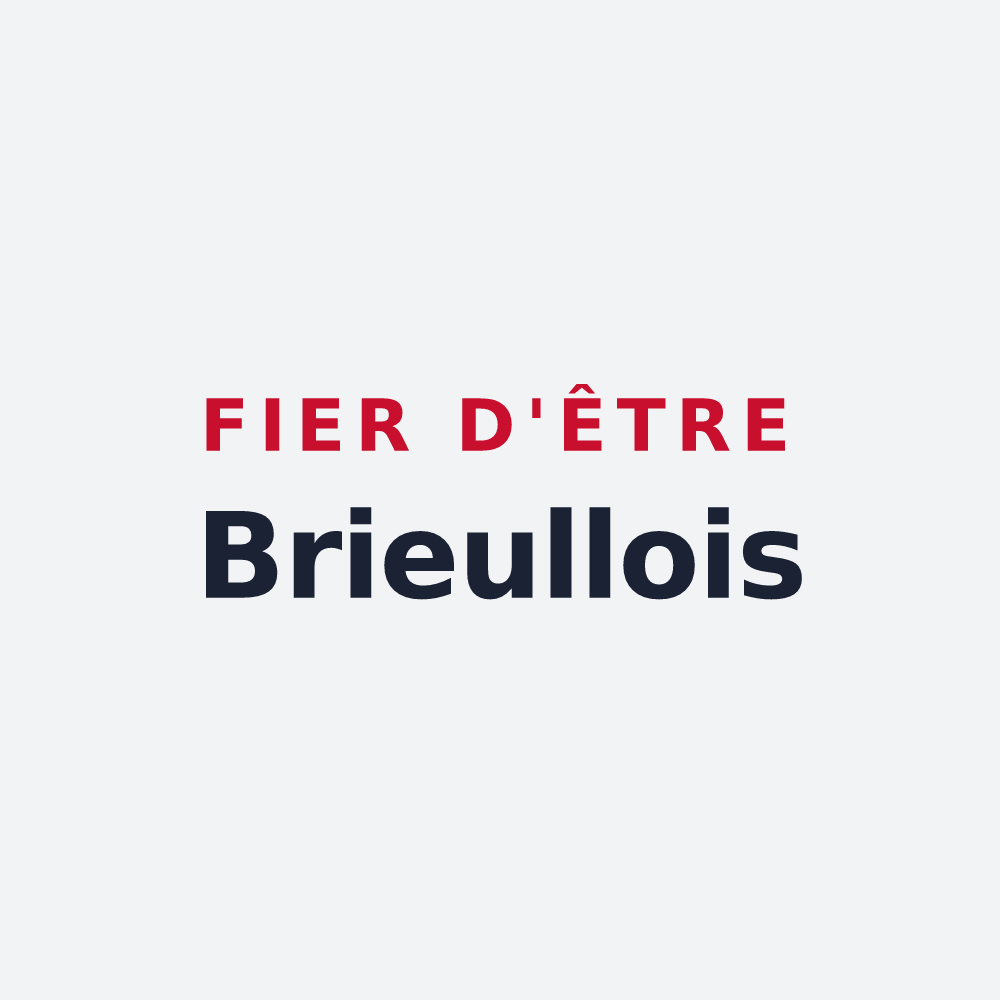 Poster « Fier d'être Brieullois » — design pour Brieulles-sur-Bar