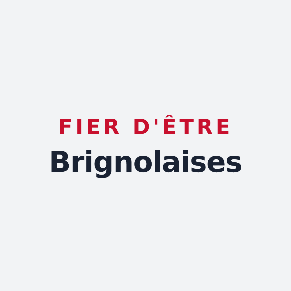 Poster « Fier d'être Brignolaises » — design pour Brignoles