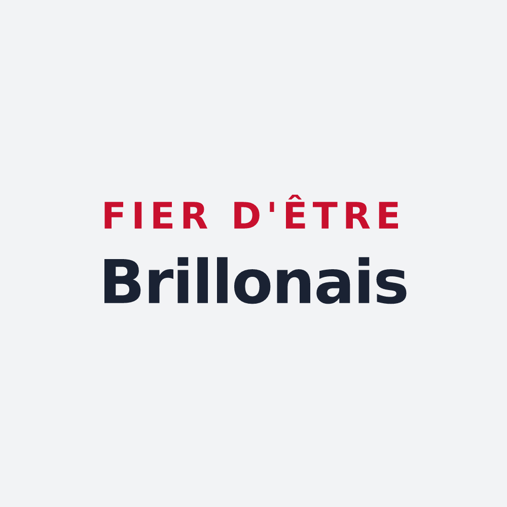 Poster « Fier d'être Brillonais » — design pour Brillon-en-Barrois