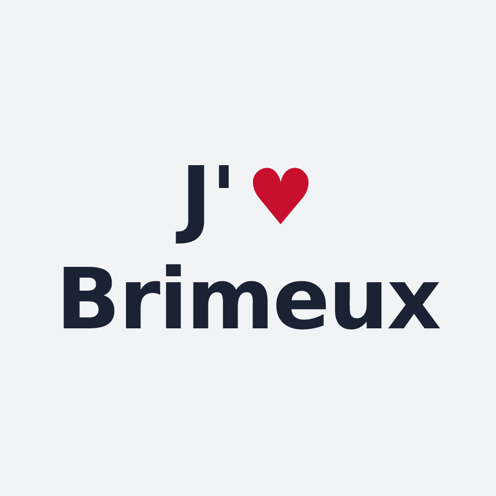 Poster personnalisé Brimeux — design J'aime Brimeux
