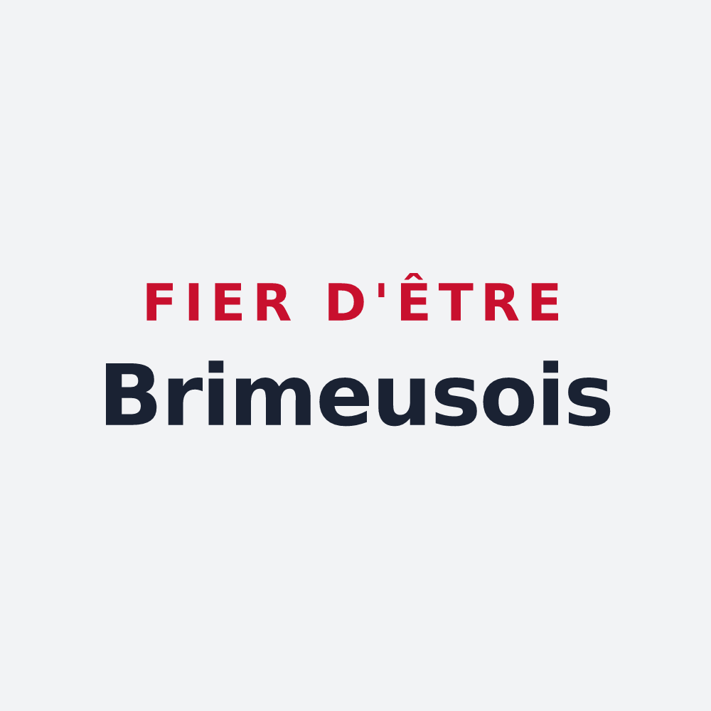 Poster « Fier d'être Brimeusois » — design pour Brimeux