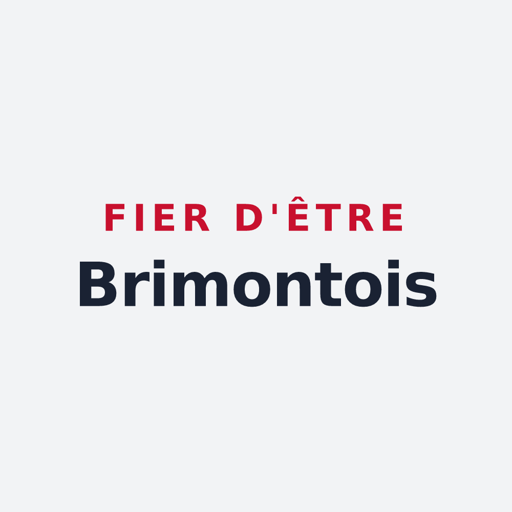 Poster « Fier d'être Brimontois » — design pour Brimont