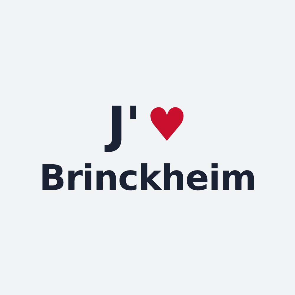 Poster personnalisé Brinckheim — design J'aime Brinckheim