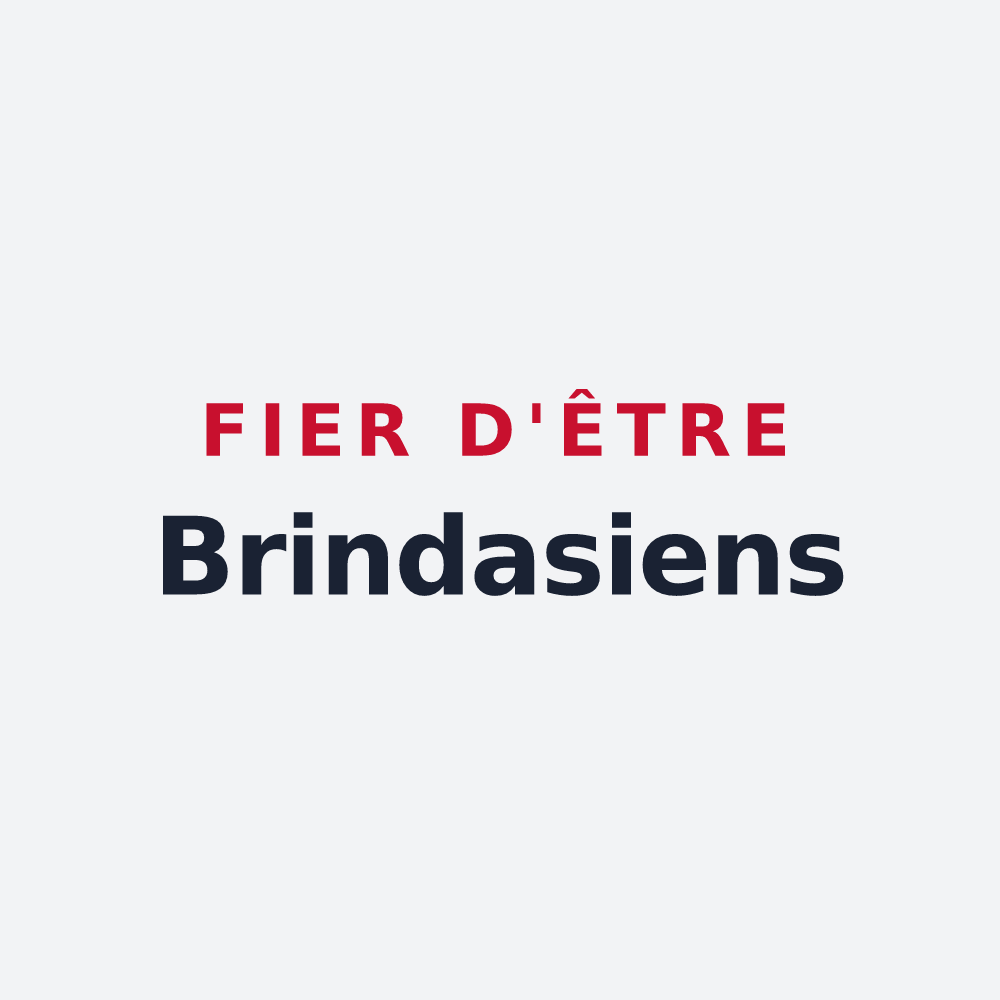 Poster « Fier d'être Brindasiens » — design pour Brindas