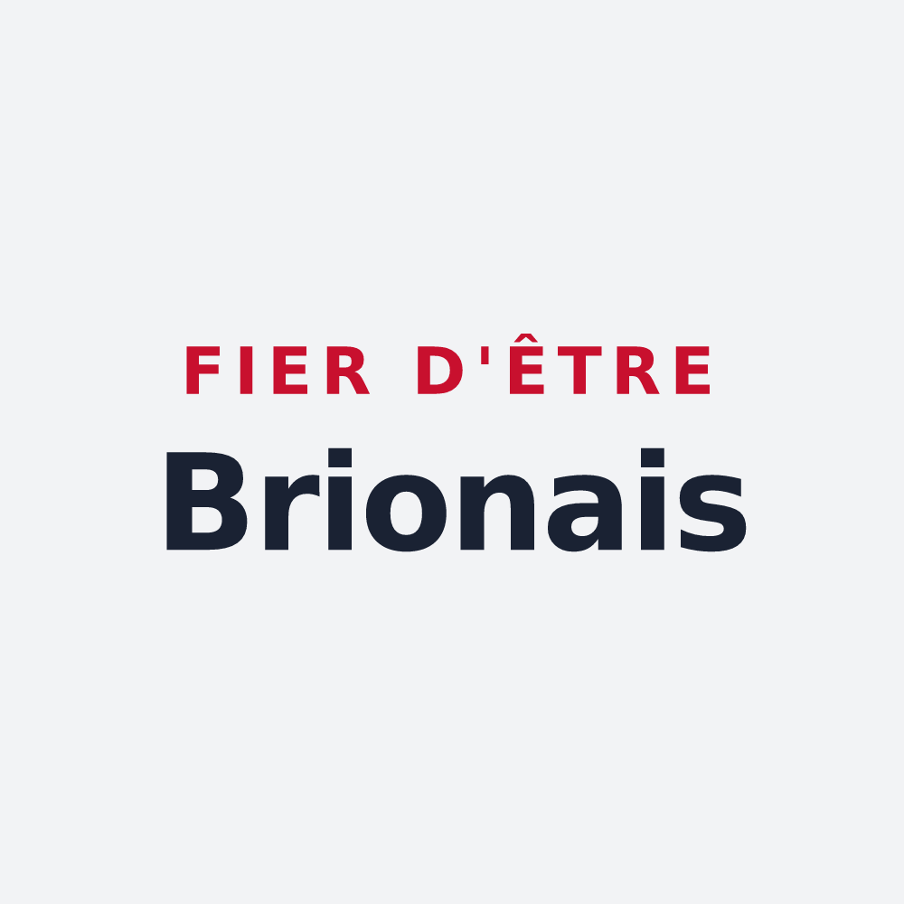 Poster « Fier d'être Brionais » — design pour Brion
