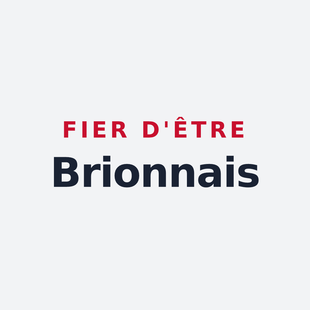 Poster « Fier d'être Brionnais » — design pour Brionne