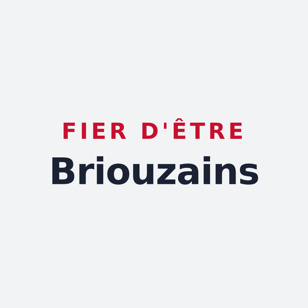 Poster « Fier d'être Briouzains » — design pour Briouze