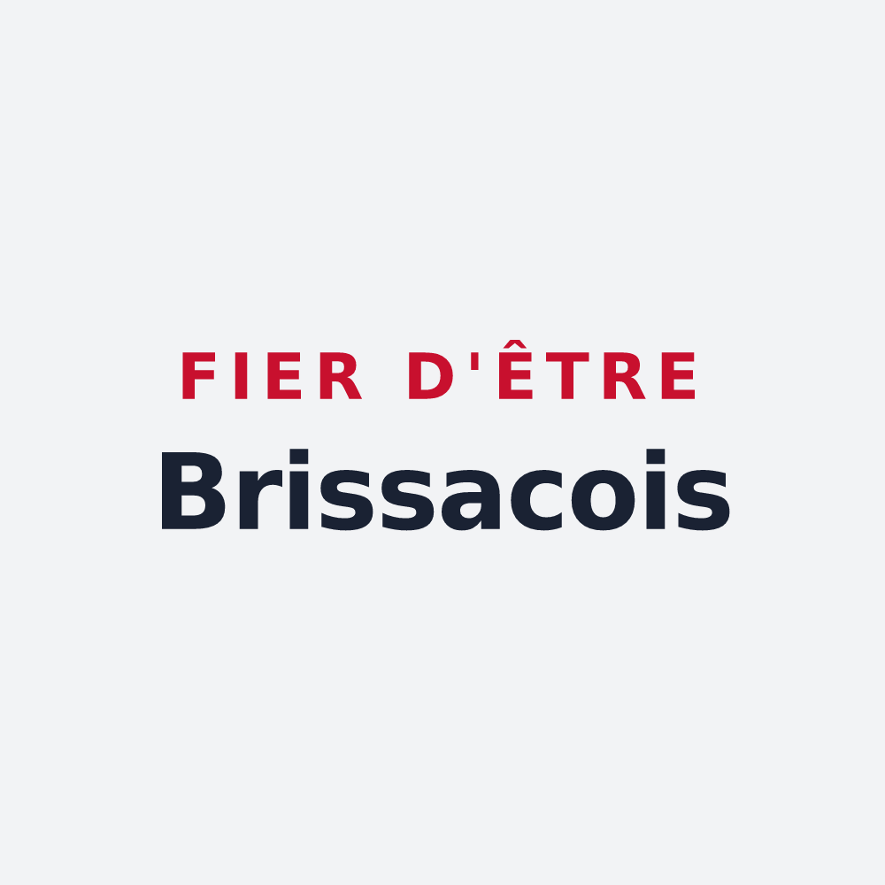 Poster « Fier d'être Brissacois » — design pour Brissac Loire Aubance