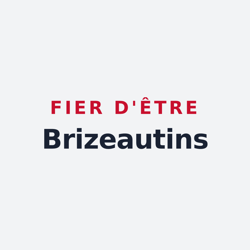 Poster « Fier d'être Brizeautins » — design pour Brizeaux