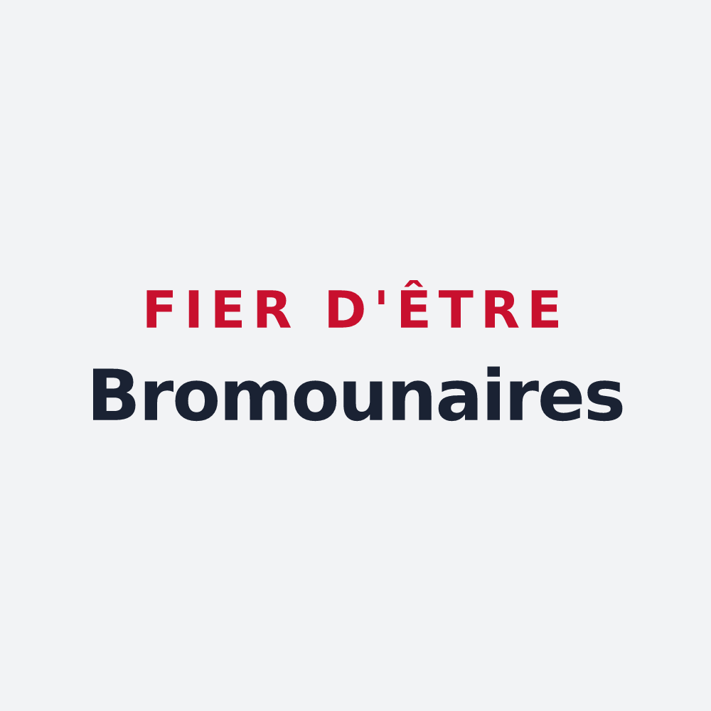 Poster « Fier d'être Bromounaires » — design pour Bromont-Lamothe