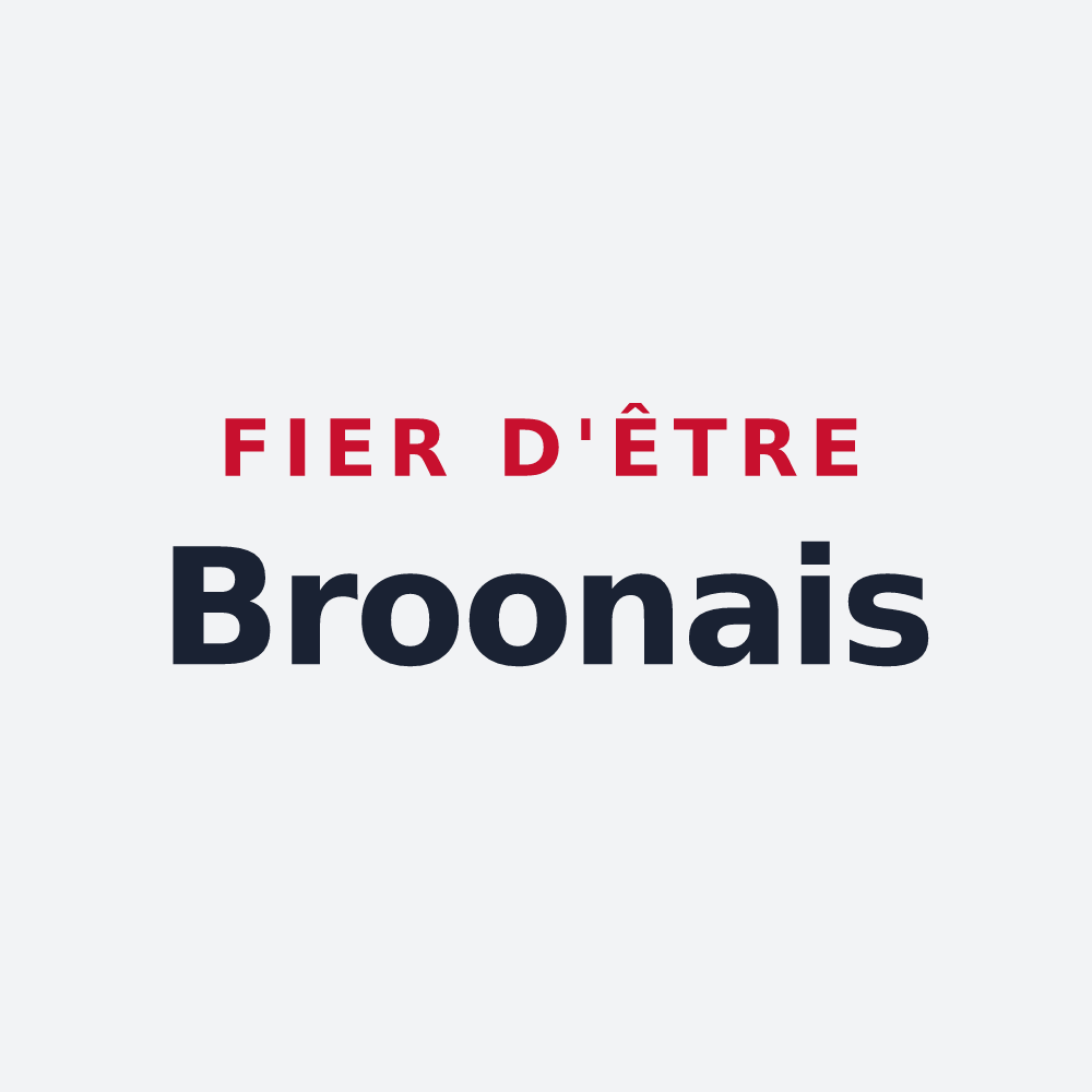 Poster « Fier d'être Broonais » — design pour Broons