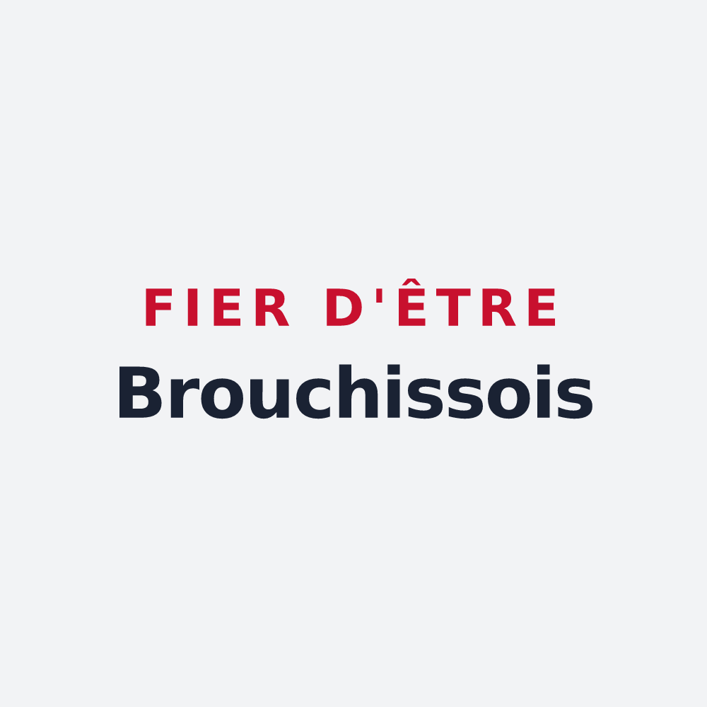 Poster « Fier d'être Brouchissois » — design pour Brouchy