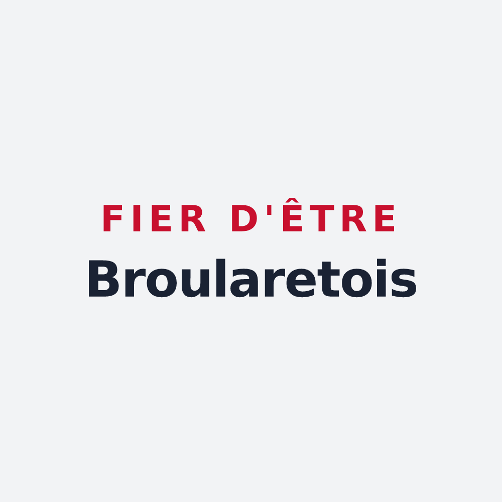 Poster « Fier d'être Broularetois » — design pour Brousses-et-Villaret