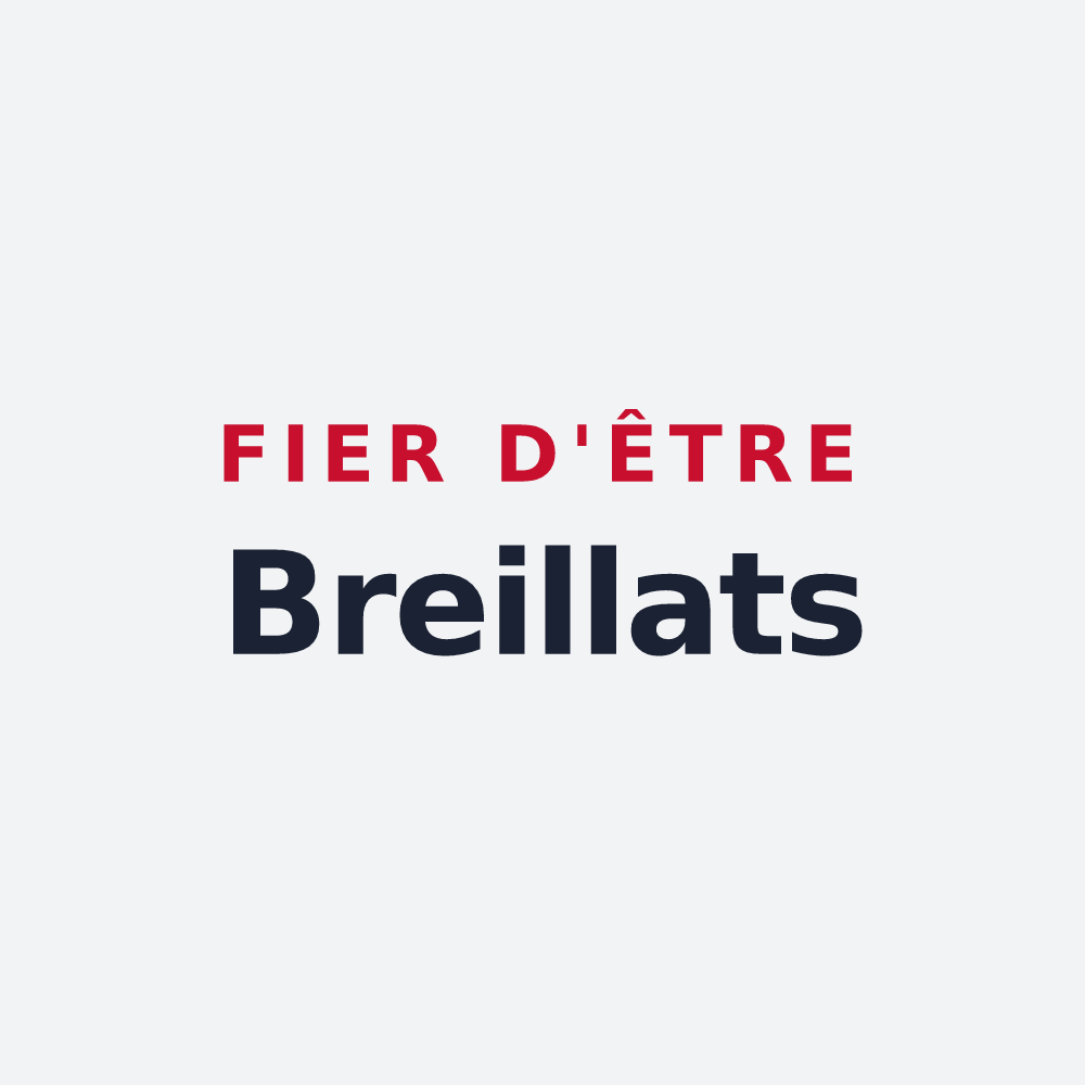 Poster « Fier d'être Breillats » — design pour Bruailles