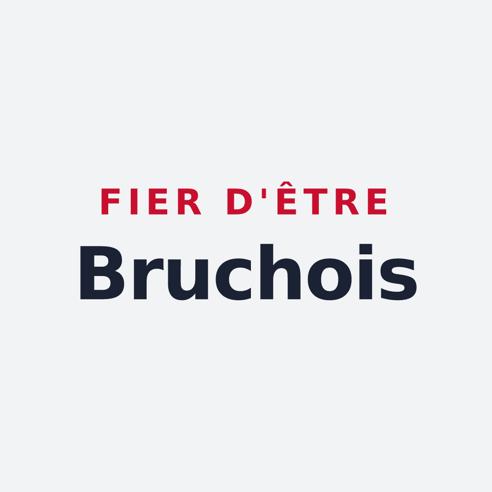 Poster « Fier d'être Bruchois » — design pour Bruch