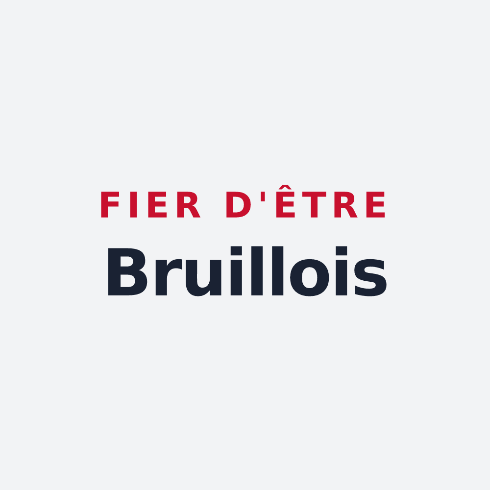 Poster « Fier d'être Bruillois » — design pour Bruille-Saint-Amand