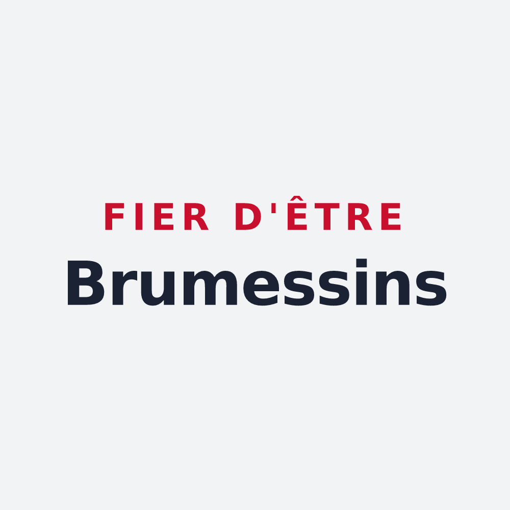 Poster « Fier d'être Brumessins » — design pour Brumetz
