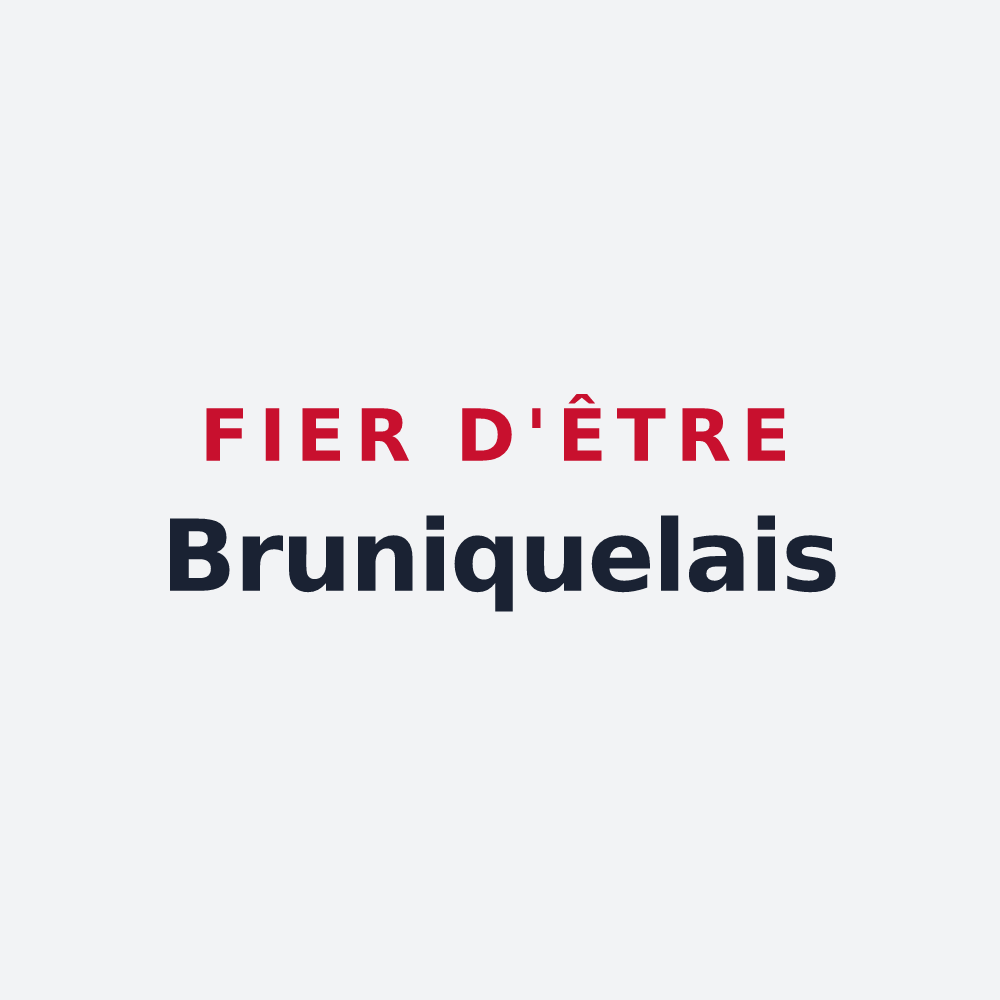 Poster « Fier d'être Bruniquelais » — design pour Bruniquel
