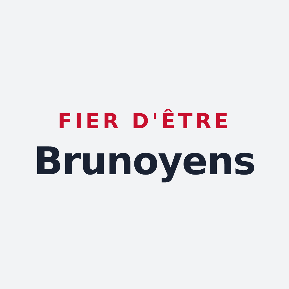 Poster « Fier d'être Brunoyens » — design pour Brunoy